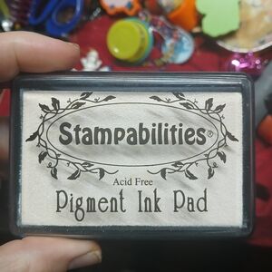 Stampabilities Acid Free Pigment Ink Pad.